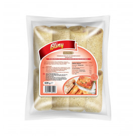 Pfannkuchen "Bliny" - Schweinefleisch