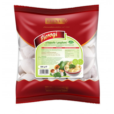 Pierogi "z kapusta i grzybami" - Sauerkraut & Pilzen