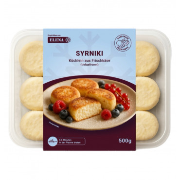 Syrniki Küchlein - Frischkäse